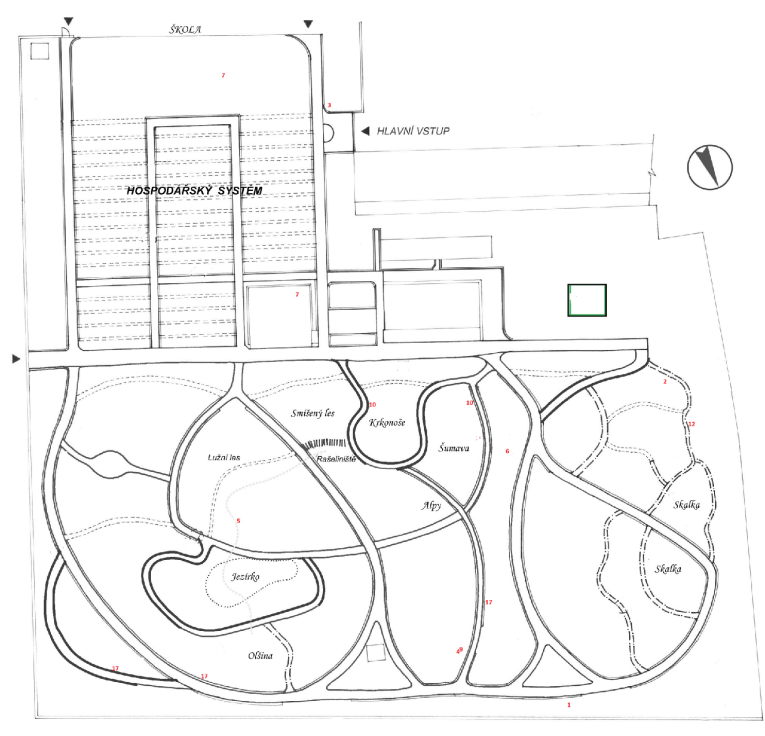 Mykologická mapa aktualizace k&nbsp;15.4.2026 - vytvořeno Mgr. M. Beranem